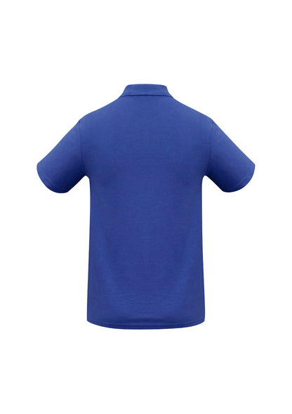 Biz Collection Kids Crew Short Sleeve Polo - Royal