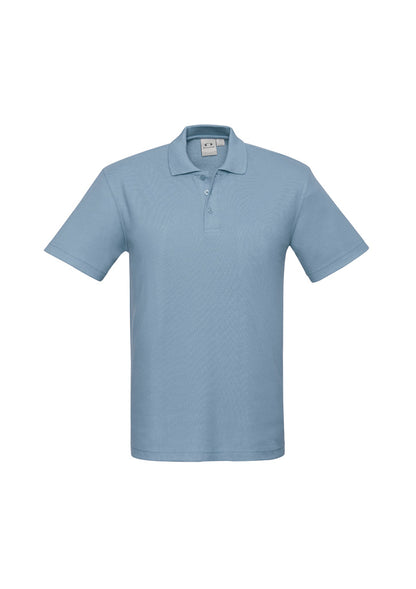 Biz Collection Kids Crew Short Sleeve Polo - Spring Blue