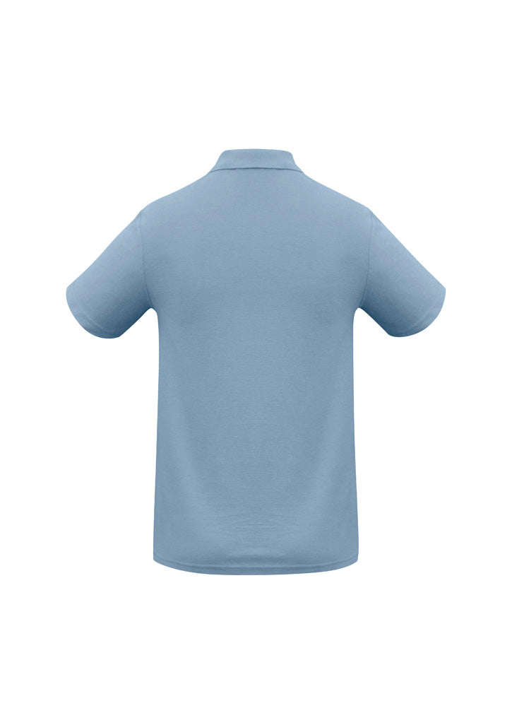 Biz Collection Kids Crew Short Sleeve Polo - Spring Blue
