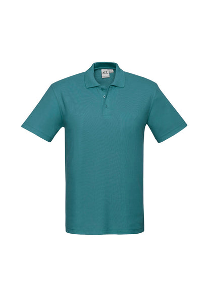 Biz Collection Kids Crew Short Sleeve Polo - Teal