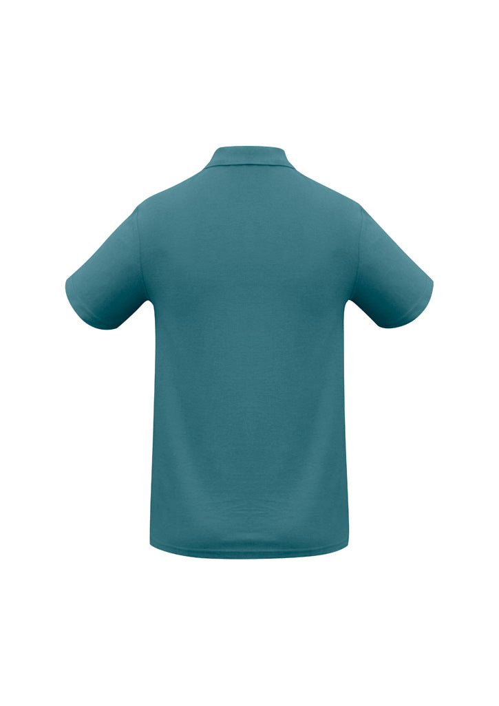 Biz Collection Kids Crew Short Sleeve Polo - Teal