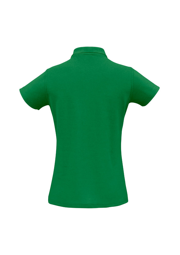Biz Collection Womens Crew Short Sleeve Polo - Kelly Green