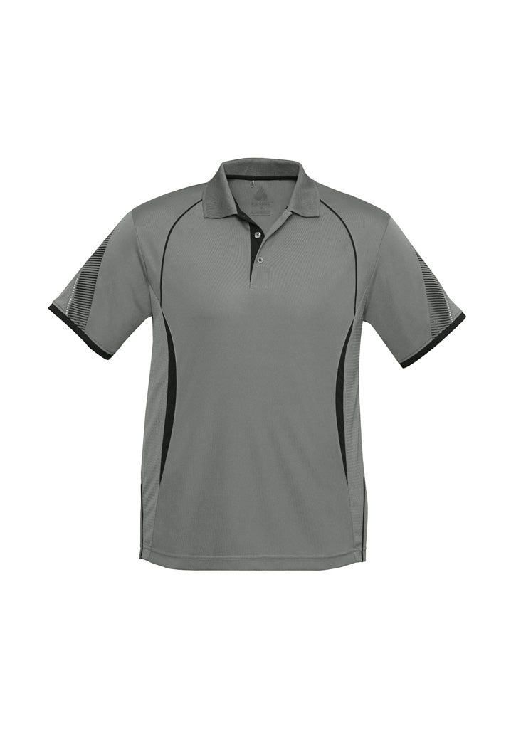 Biz Collection Kids Razor Short Sleeve Polo - Royal/Gold