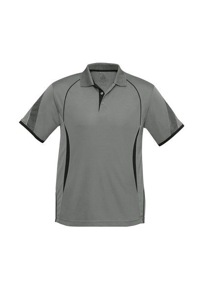 Biz Collection Kids Razor Short Sleeve Polo - Royal/Gold