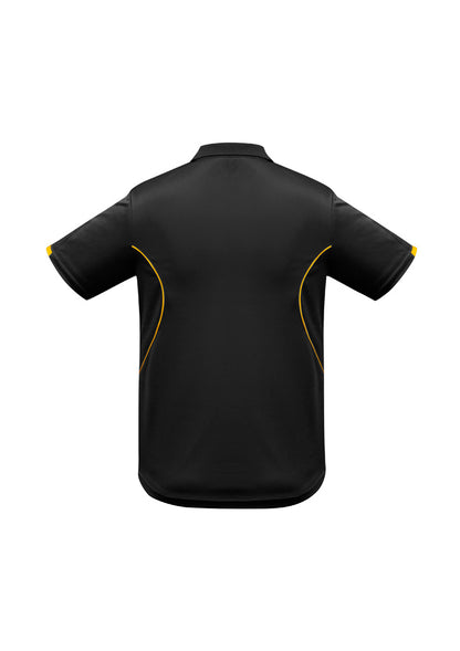 Biz Collection Kids Razor Short Sleeve Polo - Black/Gold