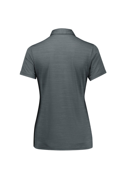 Biz Collection Womens Orbit Short Sleeve Polo - Dark Grey Carbon