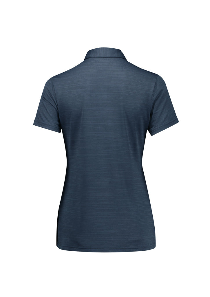Biz Collection Womens Orbit Short Sleeve Polo - Navy