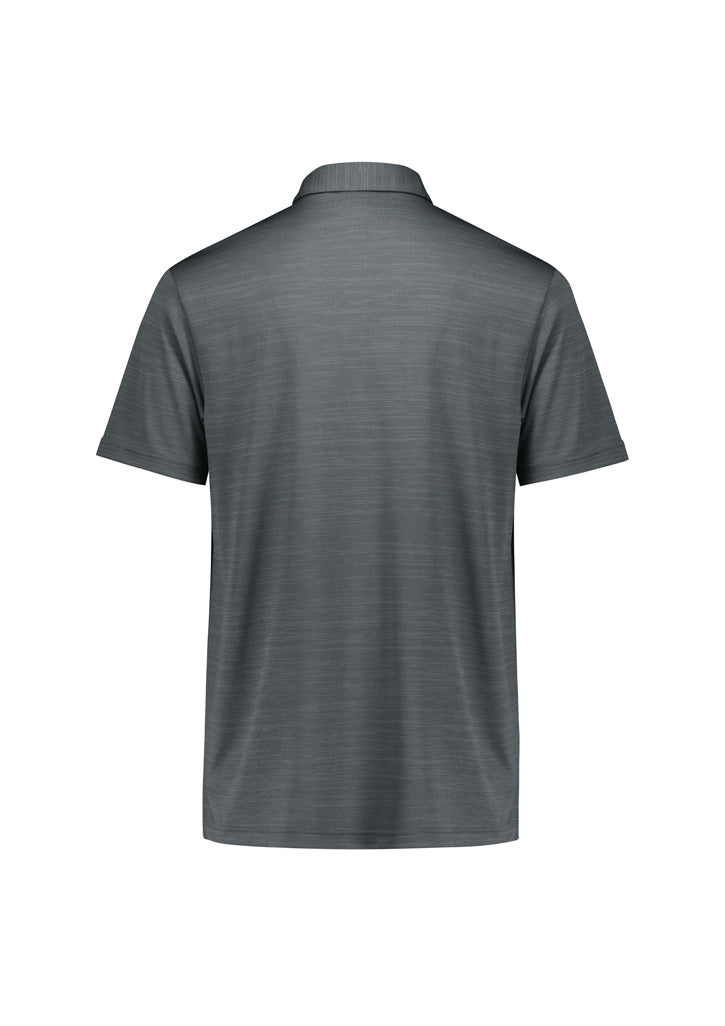 Biz Collection Mens Orbit Short Sleeve Polo - Dark Grey Carbon