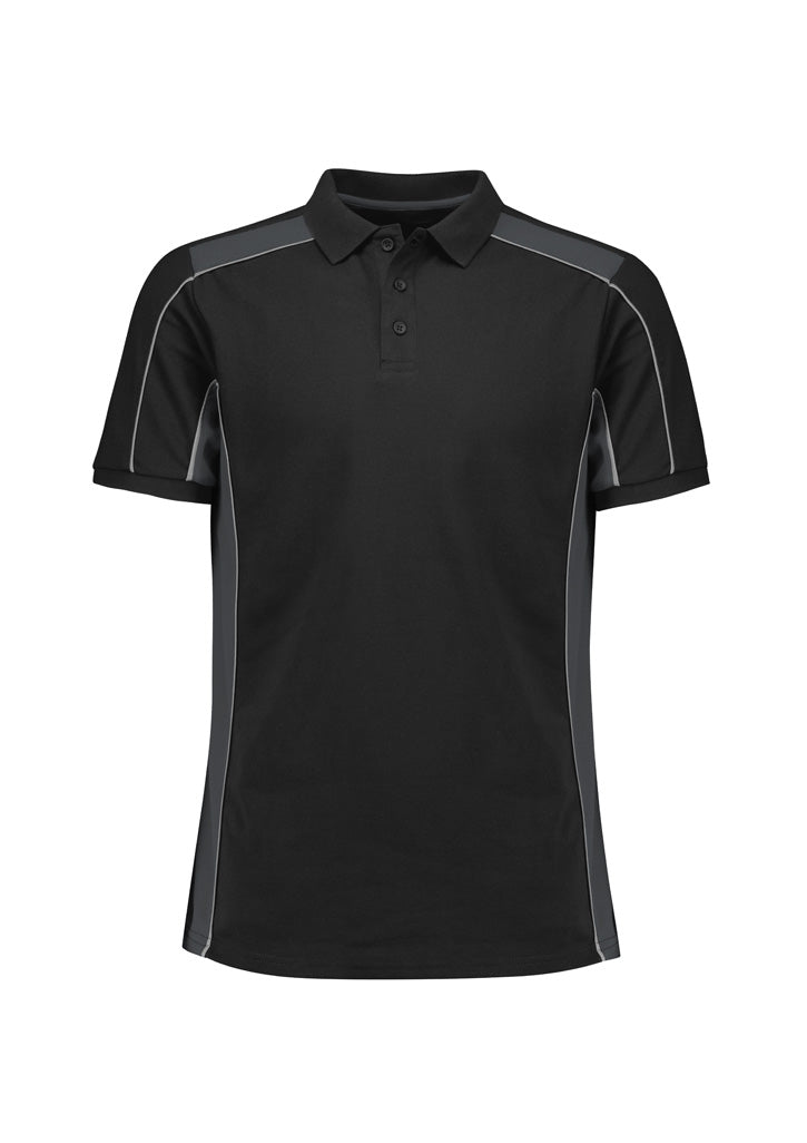 Unisex Grid Short Sleeve Polo P413US