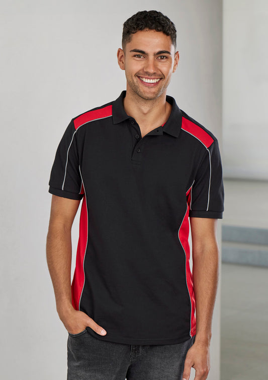 Unisex Grid Short Sleeve Polo P413US