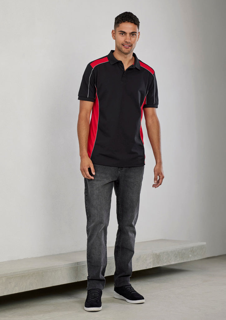 Unisex Grid Short Sleeve Polo P413US