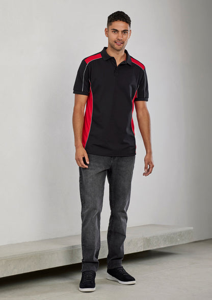 Unisex Grid Short Sleeve Polo P413US