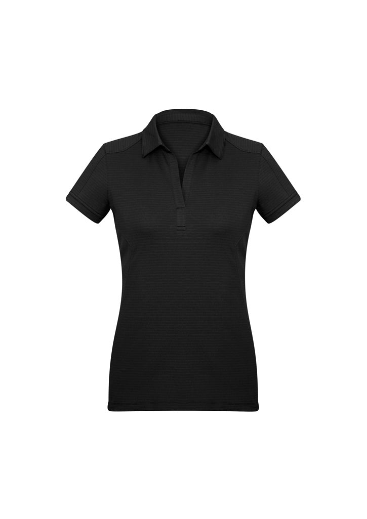 Biz Collection Womens Profile Short Sleeve Polo - Cyan