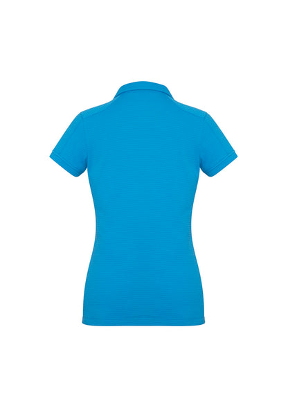 Biz Collection Womens Profile Short Sleeve Polo - Cyan