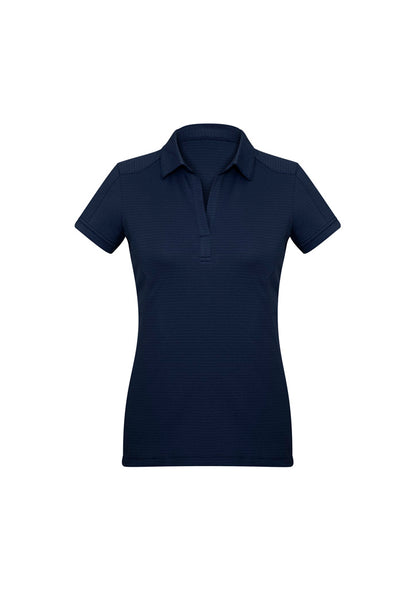 Biz Collection Womens Profile Short Sleeve Polo - Navy