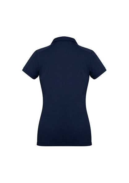 Biz Collection Womens Profile Short Sleeve Polo - Navy
