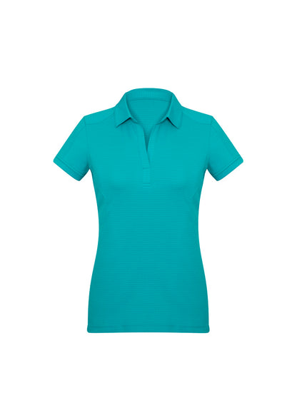 Biz Collection Womens Profile Short Sleeve Polo - Teal