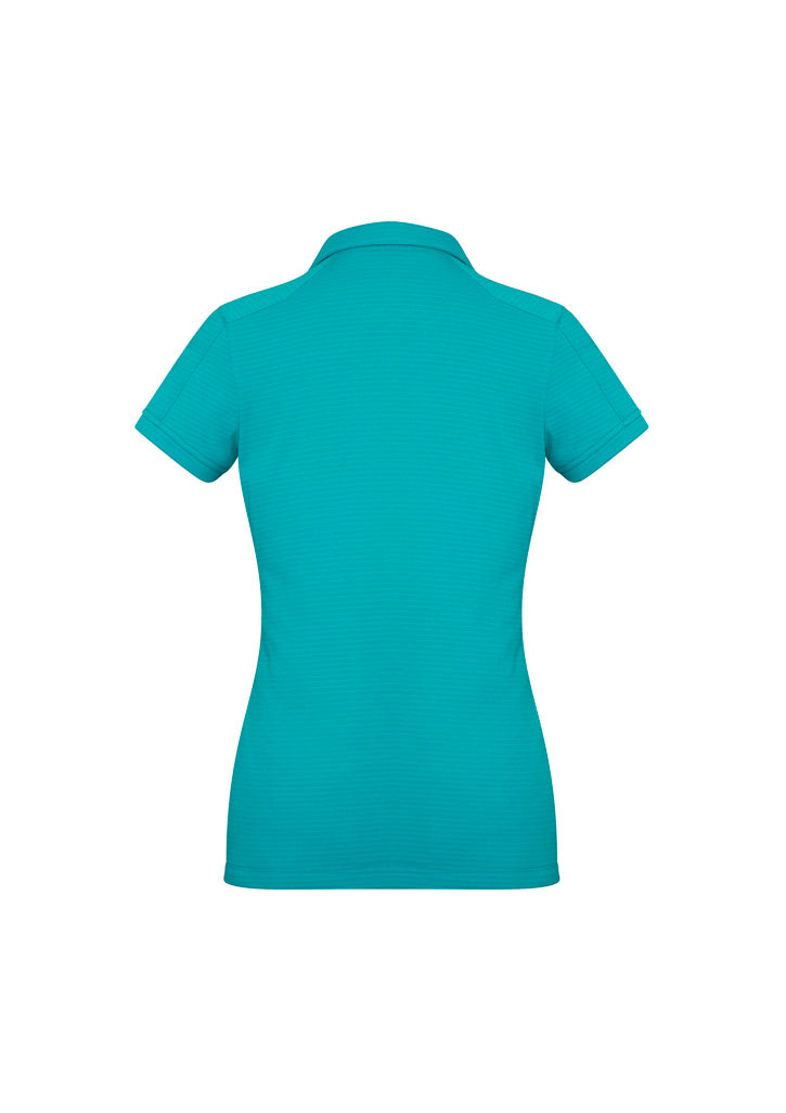 Biz Collection Womens Profile Short Sleeve Polo - Teal