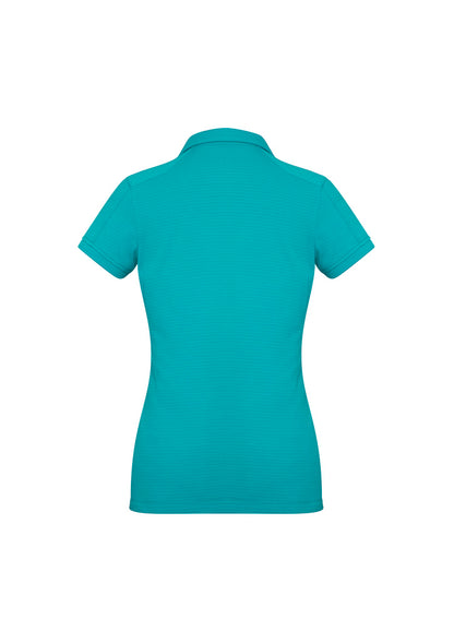 Biz Collection Womens Profile Short Sleeve Polo - Teal