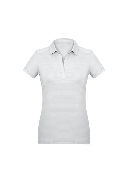 Biz Collection Womens Profile Short Sleeve Polo - White