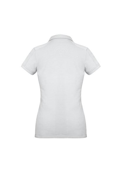 Biz Collection Womens Profile Short Sleeve Polo - White