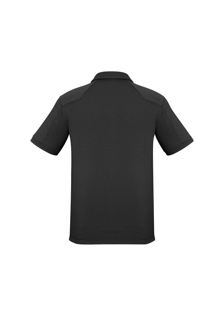 Biz Collection Mens Profile Short Sleeve Polo - Black