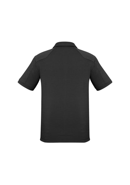 Biz Collection Mens Profile Short Sleeve Polo - Black