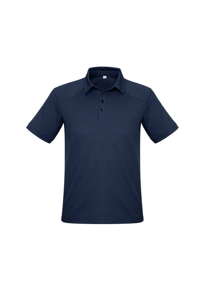 Biz Collection Mens Profile Short Sleeve Polo - Navy