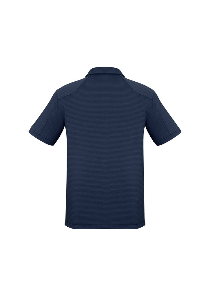 Biz Collection Mens Profile Short Sleeve Polo - Navy