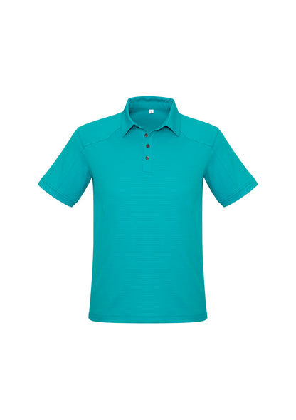 Biz Collection Mens Profile Short Sleeve Polo - Teal