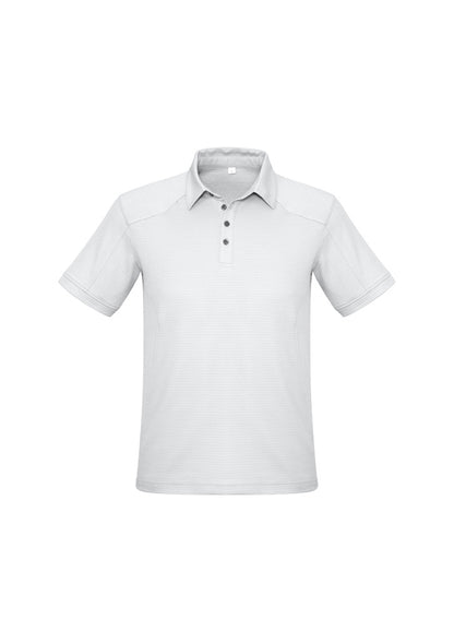 Biz Collection Mens Profile Short Sleeve Polo - White