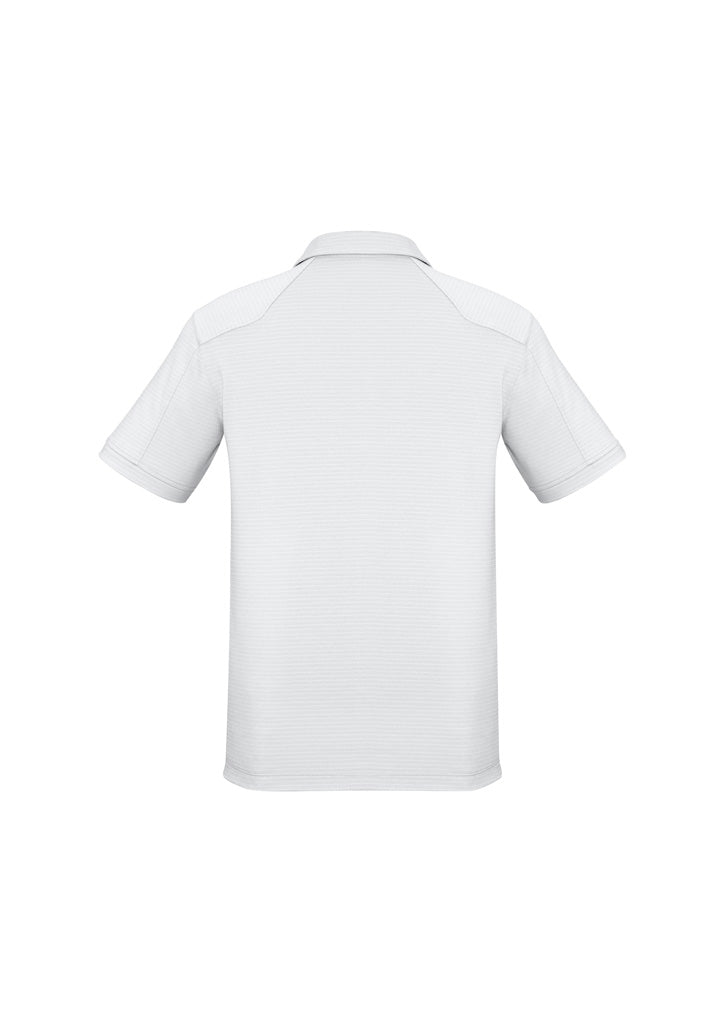 Biz Collection Mens Profile Short Sleeve Polo - White