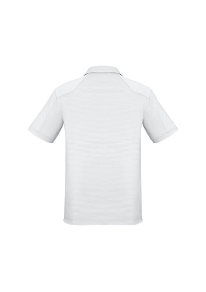 Biz Collection Mens Profile Short Sleeve Polo - White