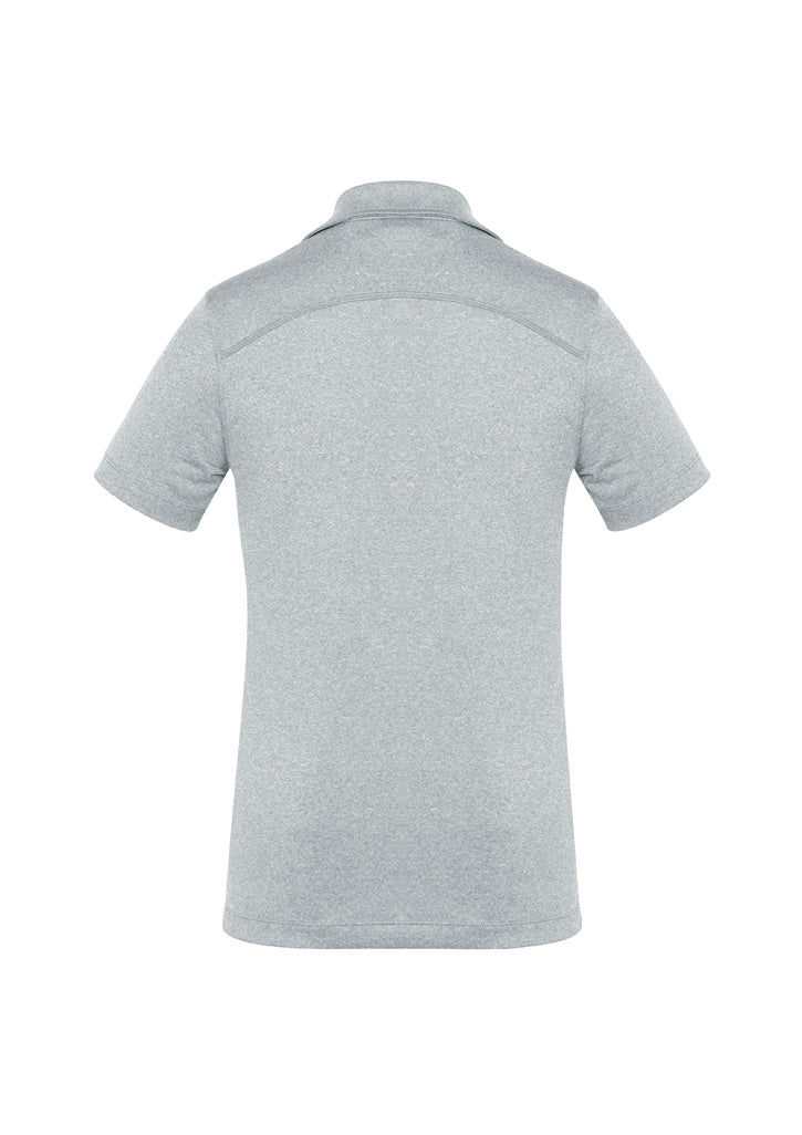 Biz Collection Womens Aero Short Sleeve Polo - Silver