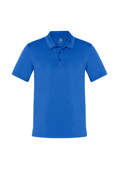 Biz Collection Mens Aero Short Sleeve Polo - Electric Blue