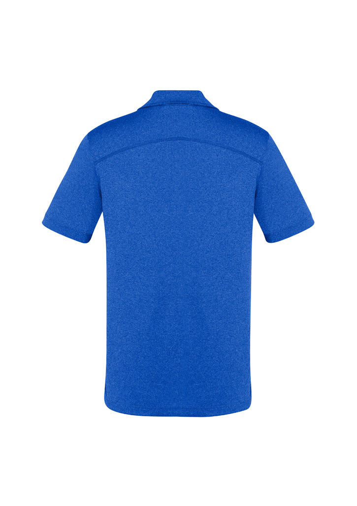 Biz Collection Mens Aero Short Sleeve Polo - Electric Blue