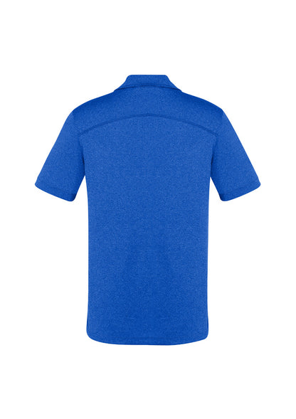 Biz Collection Mens Aero Short Sleeve Polo - Electric Blue