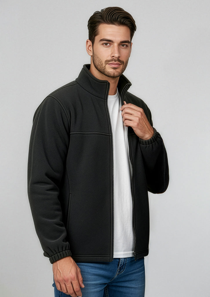 Biz Collection Mens Plain Jacket - Black