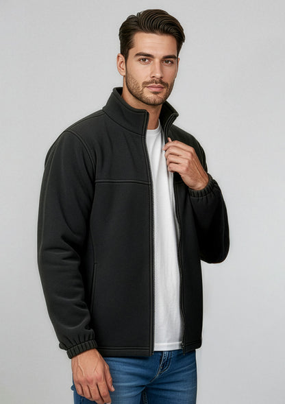 Biz Collection Mens Plain Jacket - Black