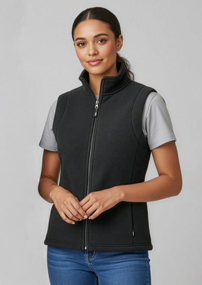Biz Collection Womens Plain Vest - Black