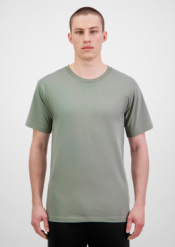 Good Mates Mens Basis Short Sleeve Tee - Pistachio