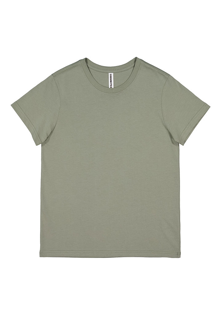 Good Mates Womens Basis Short Sleeve Tee - Pistachio