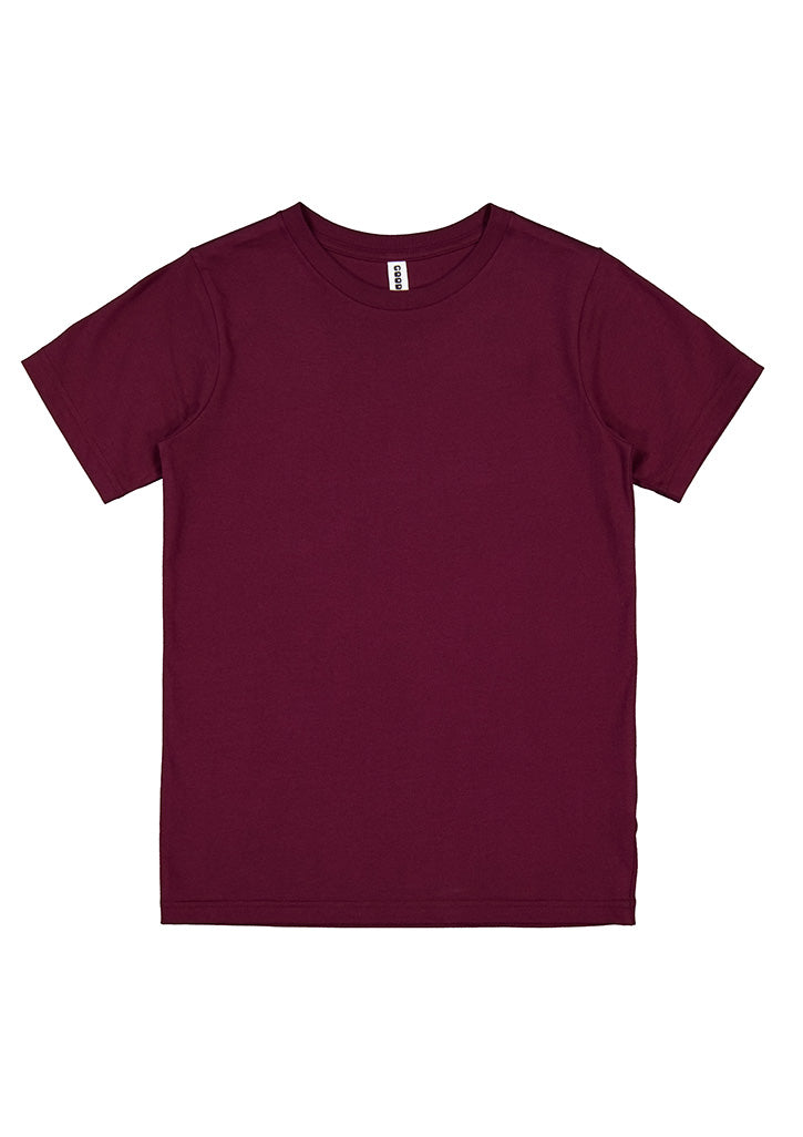 Good Mates Kids Basis Short Sleeve Tee - Plum