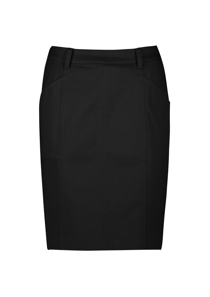 Womens Mid Waist Stretch Chino Skirt RGS264L
