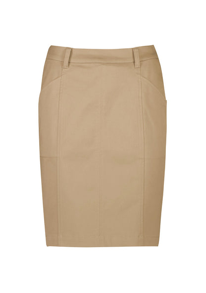 Womens Mid Waist Stretch Chino Skirt RGS264L