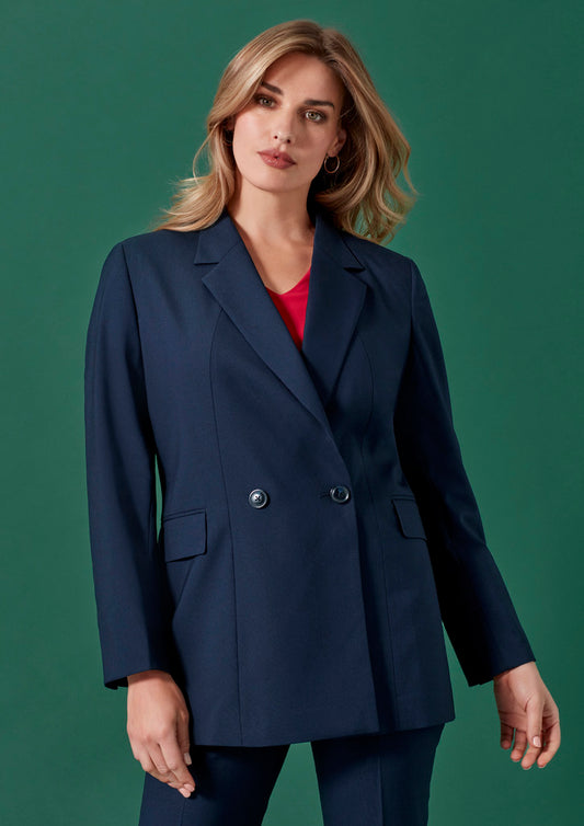 Womens Renew Double Breasted Longline Jacket RJ400L