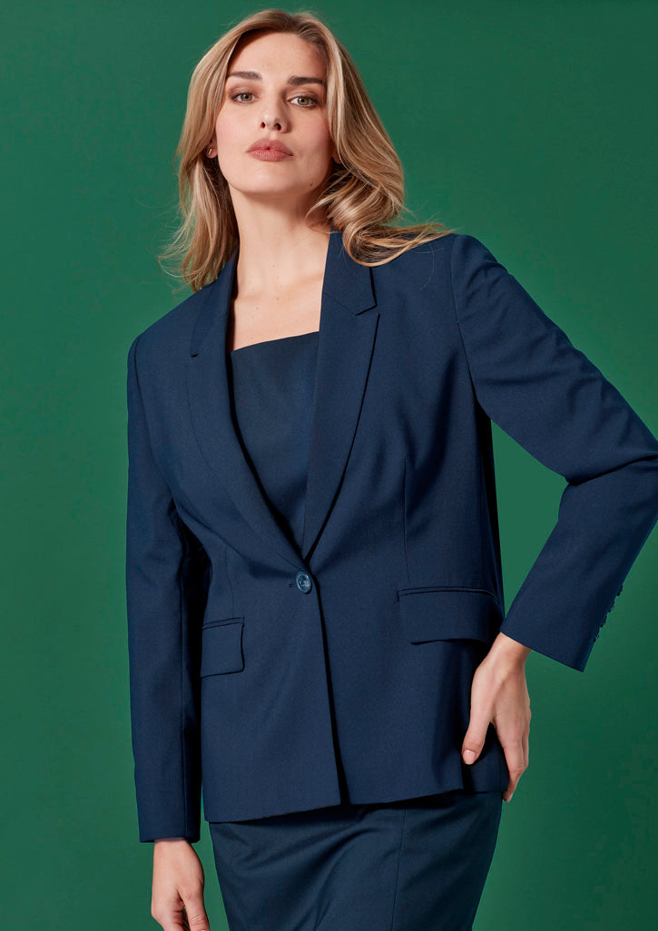 Womens Renew Double Breasted Longline Jacket RJ400L