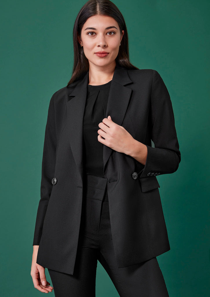 Womens Renew Double Breasted Longline Jacket RJ400L