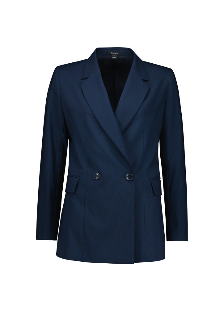 Womens Renew Double Breasted Longline Jacket RJ400L