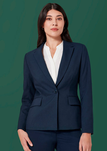 Womens Renew Single Button Mid Length Jacket RJ401L